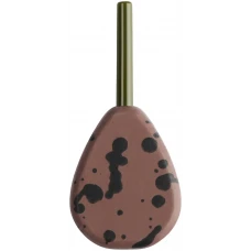 Грузило Brain In-Line Flat Lead 56g 2шт/уп Brown