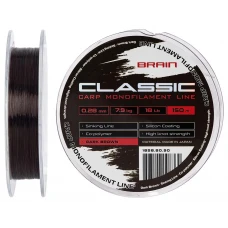 Волосінь Brain Classic Carp Line (dark brown) 150m 0.28mm 18lb 7.9kg Волосінь Brain Classic Carp Line (dark brown) 150m 0.28mm 18lb 7.9kg