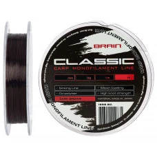 Волосінь Brain Classic Carp Line (dark brown) 150m 0.33mm 22lb 10.0kg Волосінь Brain Classic Carp Line (dark brown) 150m 0.33mm 22lb 10.0kg