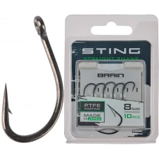 Гачок Brain Sting Straight Shank #8 (10 шт/уп)