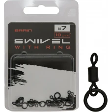 Вертлюжок Brain Swivel With Ring #7 (10 шт/уп) SGCA-8013-7 Вертлюжок Brain Swivel With Ring #7 (10 шт/уп) SGCA-8013-7