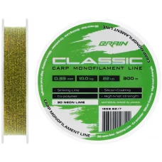 Волосінь Brain Classic Carp Line (3D neon lime) 300m 0.33mm 22lb 10.0kg Волосінь Brain Classic Carp Line (3D neon lime) 300m 0.33mm 22lb 10.0kg