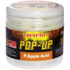 Бойли Brain Pop-Up F1 P.Apple Acid (ананас) 14mm 15g Бойли Brain Pop-Up F1 P.Apple Acid (ананас) 14mm 15g