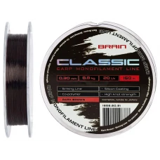 Волосінь Brain Classic Carp Line (dark brown) 150m 0.30mm 20lb 8.8kg Волосінь Brain Classic Carp Line (dark brown) 150m 0.30mm 20lb 8.8kg
