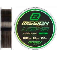 Волосінь Brain Mission Carp Line (Camo) 150m 0.33mm 8.1kg Волосінь Brain Mission Carp Line (Camo) 150m 0.33mm 8.1kg