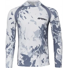 Джерсі Brain Hooded Jersey Splash XL sun protect Grey
