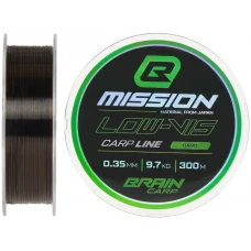 Волосінь Brain Mission Carp Line (Camo) 300m 0.35mm 9.7kg Волосінь Brain Mission Carp Line (Camo) 300m 0.35mm 9.7kg
