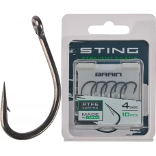Гачок Brain Sting Straight Shank #4 (10 шт/уп)