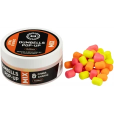 Бойли Brain Dumbells Mix Double Fruit (cлива+ананас) 6*10mm 34g Бойли Brain Dumbells Mix Double Fruit (cлива+ананас) 6*10mm 34g