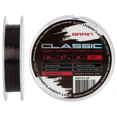 Волосінь Brain Classic Carp Line (dark brown) 150m 0.35mm 25lb 10.7kg Волосінь Brain Classic Carp Line (dark brown) 150m 0.35mm 25lb 10.7kg