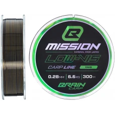 Волосінь Brain Mission Carp Line (Camo) 300m 0.28mm 6.6kg Волосінь Brain Mission Carp Line (Camo) 300m 0.28mm 6.6kg
