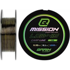 Волосінь Brain Mission Carp Line (Camo) 1000m 0.33mm 8.1kg Волосінь Brain Mission Carp Line (Camo) 1000m 0.33mm 8.1kg