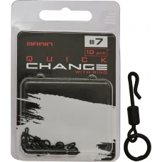 Вертлюжок Brain Quick Change With Ring #7 (10 шт/уп) SGCA-8021-7 Вертлюжок Brain Quick Change With Ring #7 (10 шт/уп) SGCA-8021-7