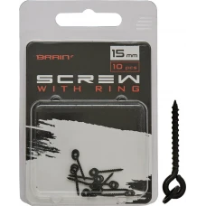Гвинт для бойлів Brain Screw With Ring 15mm (10 шт/уп) SGCA-8026-18 Гвинт для бойлів Brain Screw With Ring 15mm (10 шт/уп) SGCA-8026-18