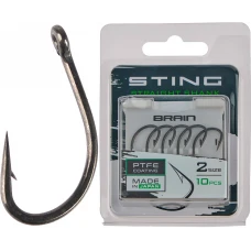 Гачок Brain Sting Straight Shank #2 (10 шт/уп)