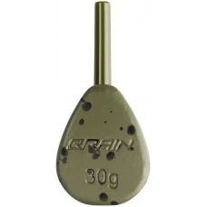 Грузило Brain In-Line Flat Lead 30g 2шт/уп Green