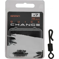 Вертлюжок Brain Quick Change #7 (10 шт/уп) SGQS-8007-7 Вертлюжок Brain Quick Change #7 (10 шт/уп) SGQS-8007-7