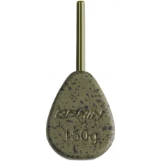Грузило Brain In-Line Flat Lead 150g 2шт/уп Green