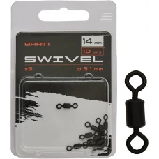 Вертлюжок Brain Swivel #5 14mm diam 3.1mm (10 шт/уп) SGCA-8008-5 Вертлюжок Brain Swivel #5 14mm diam 3.1mm (10 шт/уп) SGCA-8008-5