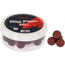 Бойли варені Brain Big Fish Krill (креветка) 20mm Бойли варені Brain Big Fish Krill (креветка) 20mm