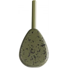 Грузило Brain In-Line Flat Lead 56g 2шт/уп Green