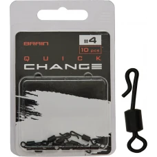 Вертлюжок Brain Quick Change #4 (10 шт/уп) SGQS-8007-4 Вертлюжок Brain Quick Change #4 (10 шт/уп) SGQS-8007-4