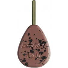 Грузило Brain In-Line Flat Lead 120g 2шт/уп Brown