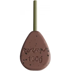 Грузило Brain In-Line Flat Lead 130g 2шт/уп Brown