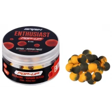 Бойли Brain Enthusiast Pop-Up Citrus Pepper Twist (Апельсин-Чорний перець) 10mm 15g