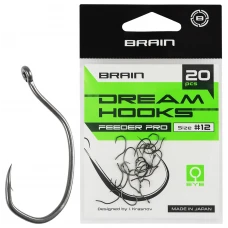 Гачок Brain Dream Hooks Feeder Pro #12 (20шт/уп)