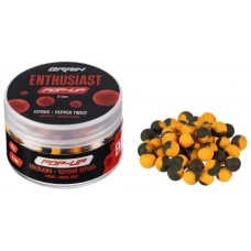 Бойли Brain Enthusiast Pop-Up Citrus Pepper Twist (Апельсин-Чорний перець) 8mm 15g
