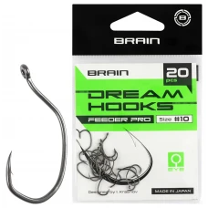 Гачок Brain Dream Hooks Feeder Pro #10 (20шт/уп) Гачок Brain Dream Hooks Feeder Pro #10 (20шт/уп)