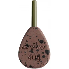 Грузило Brain In-Line Flat Lead 42g 2шт/уп Brown