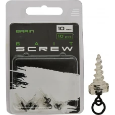 Гвинт для бойлів Brain Bait Screw 10mm (10 шт/уп) Clear SGXA-09 Гвинт для бойлів Brain Bait Screw 10mm (10 шт/уп) Clear SGXA-09