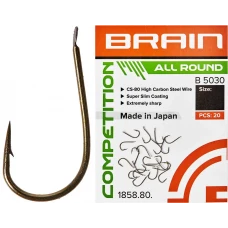 Гачок Brain All Round B5030 #16 (20 шт/уп) ц:bronze Гачок Brain All Round B5030 #16 (20 шт/уп) ц:bronze