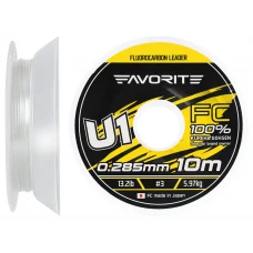 Флюорокарбон Favorite U1 FC 10m #3.0/0.285mm 13.2lb/5.97kg