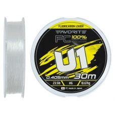 Флюорокарбон Favorite U1 FC 30m #6.0/0.405mm 23.5lb/10.67kg