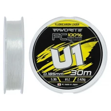 Флюорокарбон Favorite U1 FC 30m #1.2/0.185mm 5.3lb/2.42kg