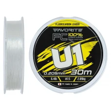 Флюорокарбон Favorite U1 FC 30m #1.5/0.205mm 6.4lb/2.89kg