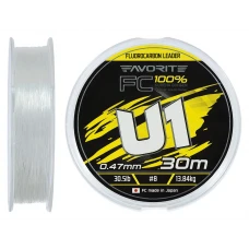 Флюорокарбон Favorite U1 FC 30m #8.0/0.47mm 30.5lb/13.84kg