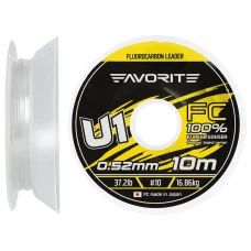 Флюорокарбон Favorite U1 FC 10m #10/0.52mm 37.2lb/16.86kg