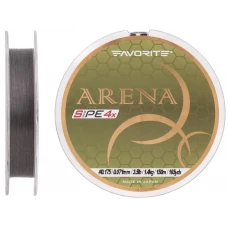 Шнур Favorite Arena PE 150м (silver gray) #0.175/0.071 3.5 mm lb/1.4 kg