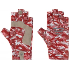 Рукавички Favorite Solar Fishing Gloves 5 Cut S/M к:red