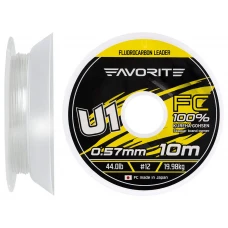 Флюорокарбон Favorite U1 FC 10m #12/0.57mm 44.0lb/19.98kg