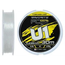 Флюорокарбон Favorite U1 FC 30m #2.0/0.235mm 8.6lb/3.89kg