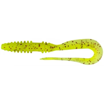 Силікон Keitech Mad Wag Slim 4.5" PAL#01 Chartreuse Red Flk (9 шт/уп)