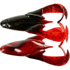 Силікон Keitech Noisy Flapper 3.5’’ #467 Black Red Belly (5 шт/уп)