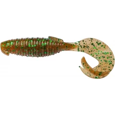 Силікон Keitech Flapper Grub 4" EA#02 Peach Green FLK. (7 шт/уп)