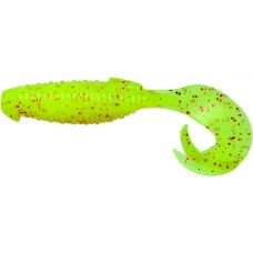Силікон Keitech Flapper Grub 4" PAL#01 Chartreuse Red Flk (7 шт/уп)