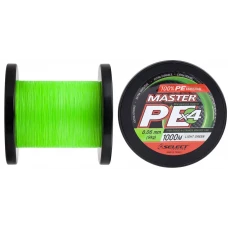 Шнур Select Master PE 1000m (салат.) #2.5/0.24mm 64lb/29kg
